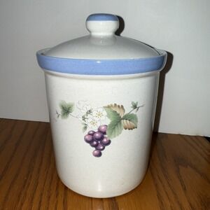 Vintage Savoir Vivre Lucious 1 piece Canister Set JJ017 Fruit Pattern